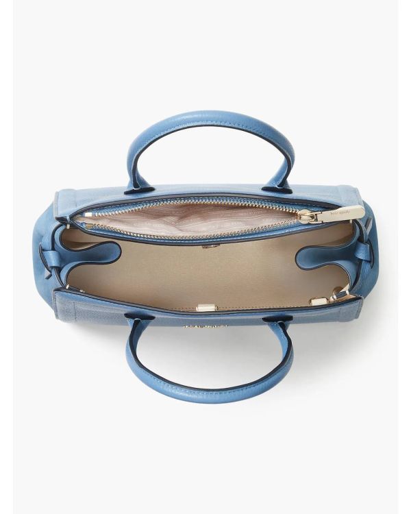 KATE SPADE KNOTT PEBBLED LEATHER & SUEDE MEDIUM SATCHEL - Image 6