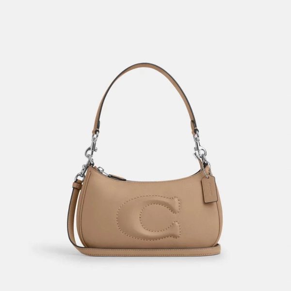 Coach Teri Shoulder Bag in sand /taupe - Image 4