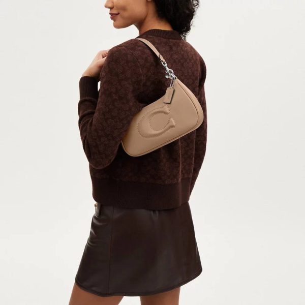 Coach Teri Shoulder Bag in sand /taupe - Image 3