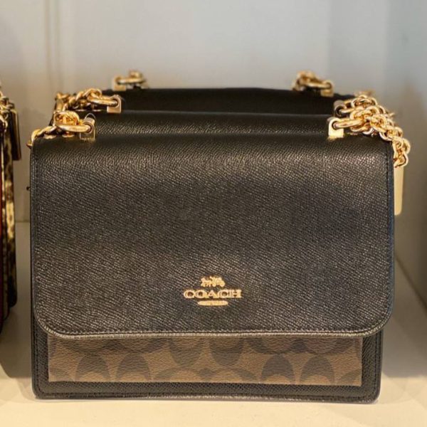 COACH KLARE CROSSBODY SIGNATURE BROWN/BLACK