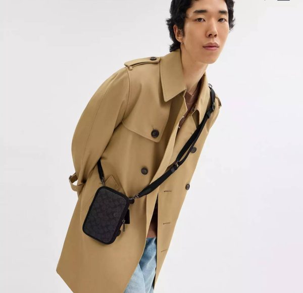 Coach Aden Crossbody In Signature black - Image 3