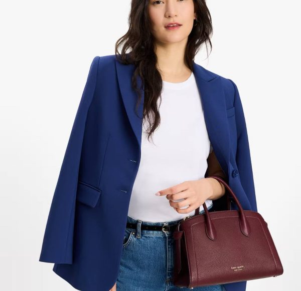 KATE SPADE KNOTT MEDIUM SATCHEL IN CORDOVAN - Image 3